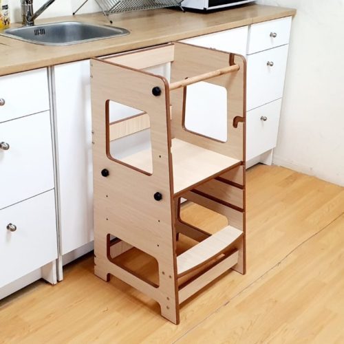 Adjustable Learning Tower in Maple