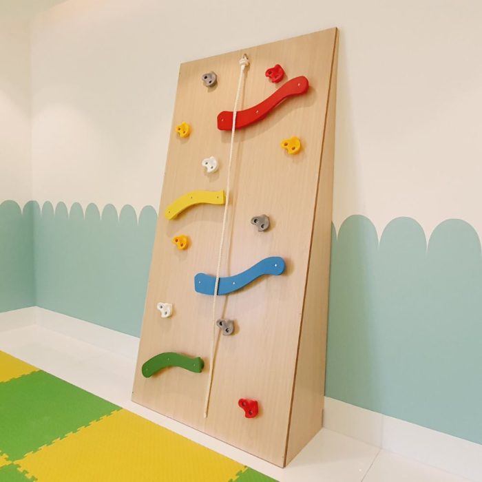 Moon Kids Climbing Wall with Shaped Grips 3