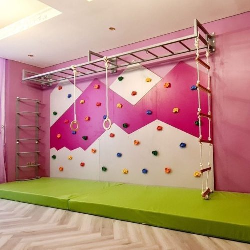 Mountain Climbing Wall - Extra Large with Green Mat