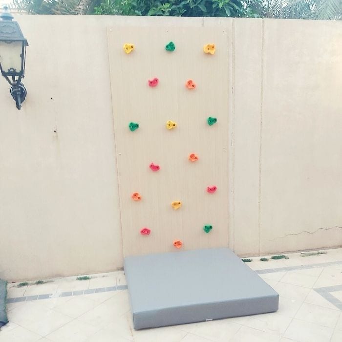 Climbing Wall with Safety Mat - 1 Panel