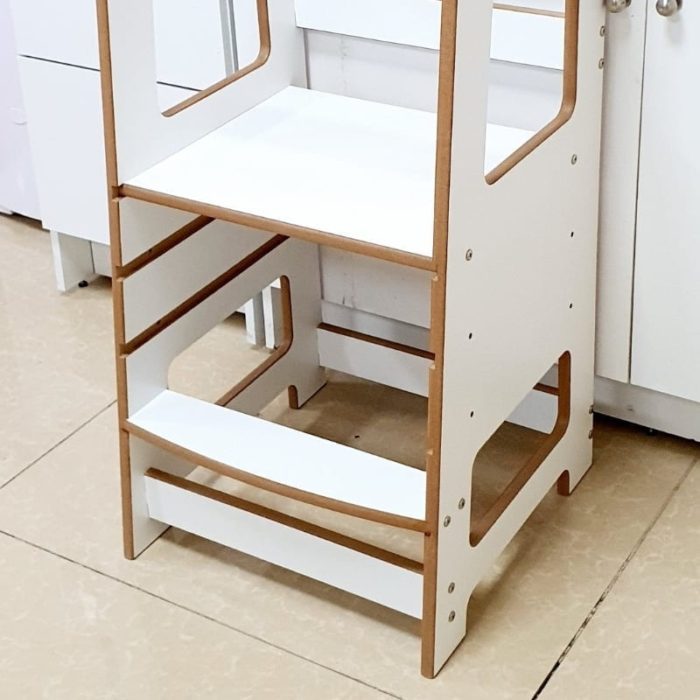 Adjustable Learning Tower in White