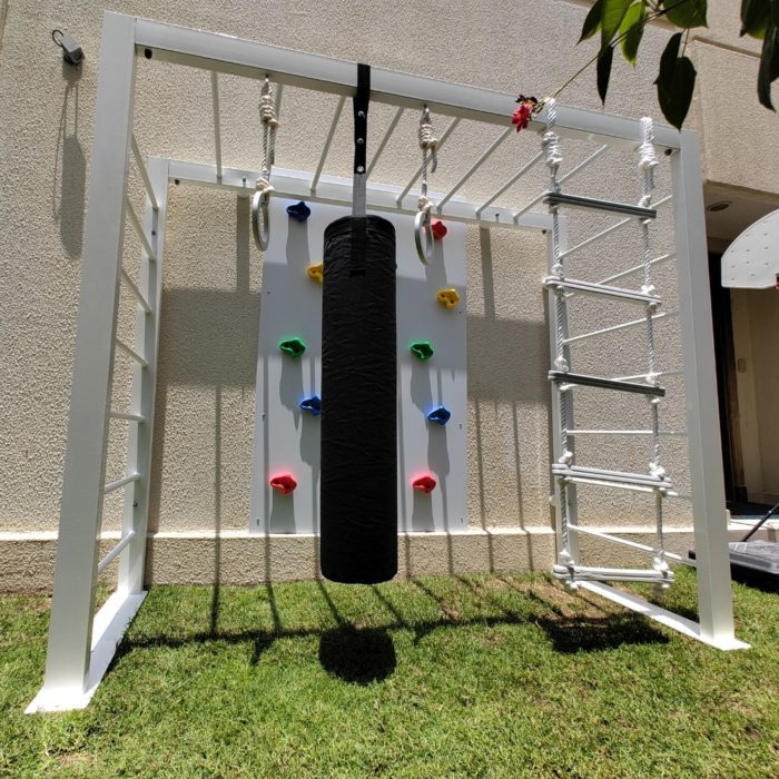 Outdoor Monkey Bars With Accessories Set