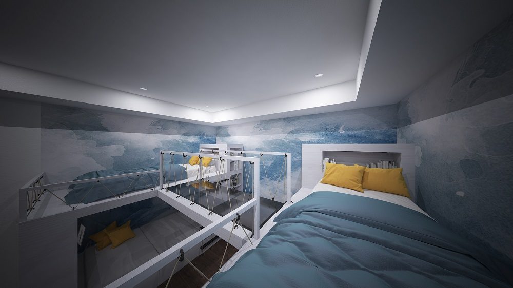Amazing-Kids-Bedroom-Design-with-Bridge-between-Bunk-Beds