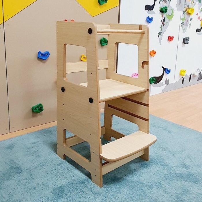 Adjustable Learning Tower with Step
