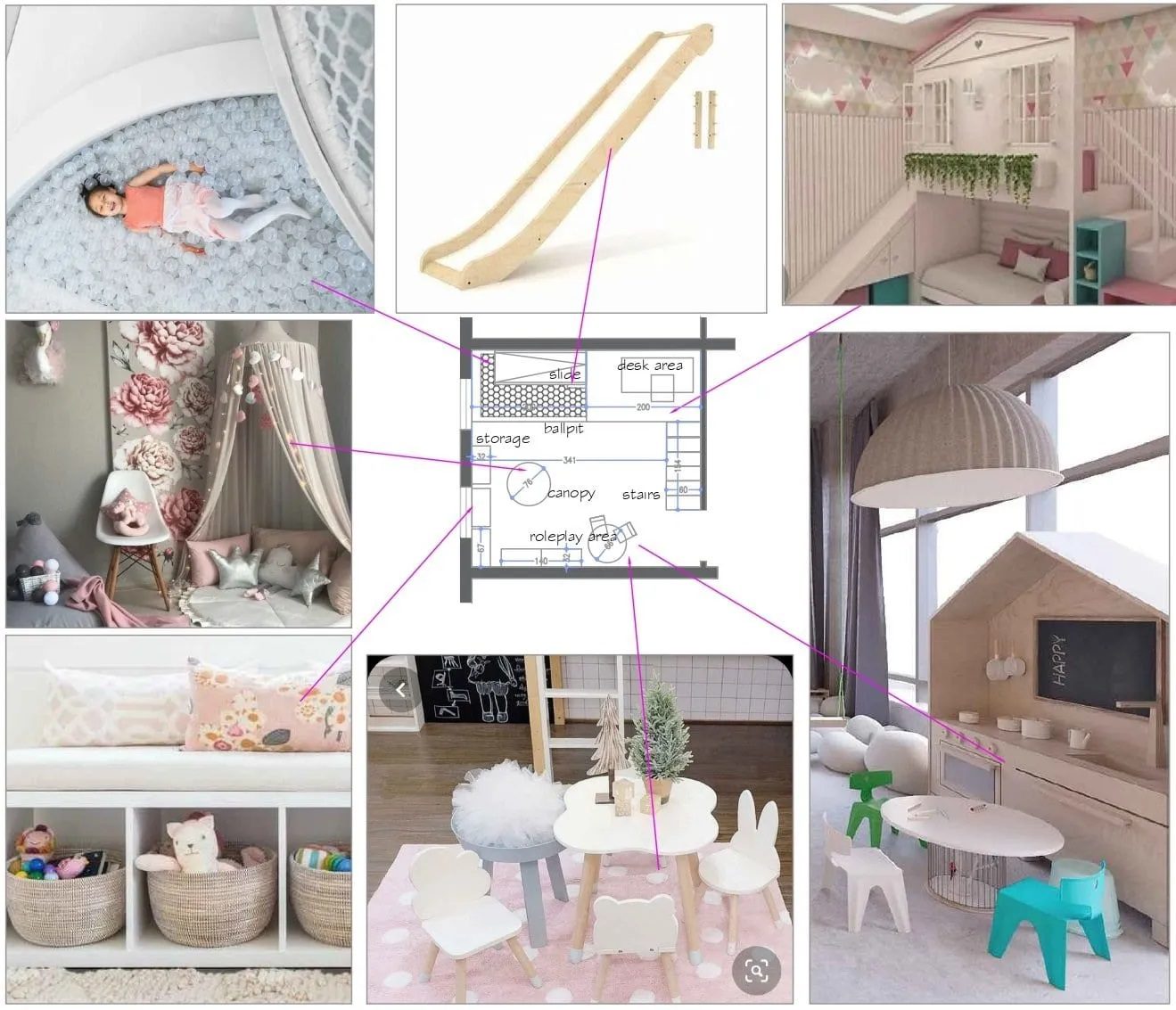 Style ideas for interior design at Moon Kids Home