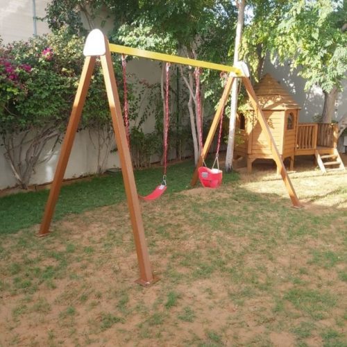 Double Swing Set - A Frame