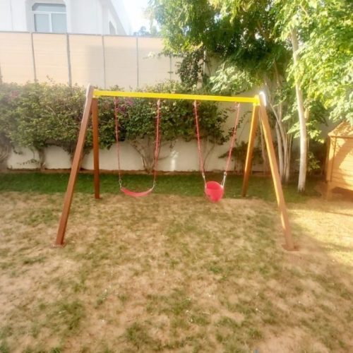 Double Swing Set - A Frame