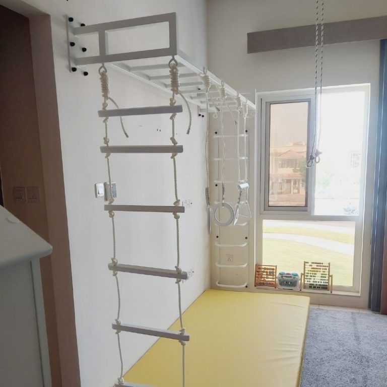 Buy Monkey Bars With Ladder & Safety Mat at Moon Kids Home across KSA