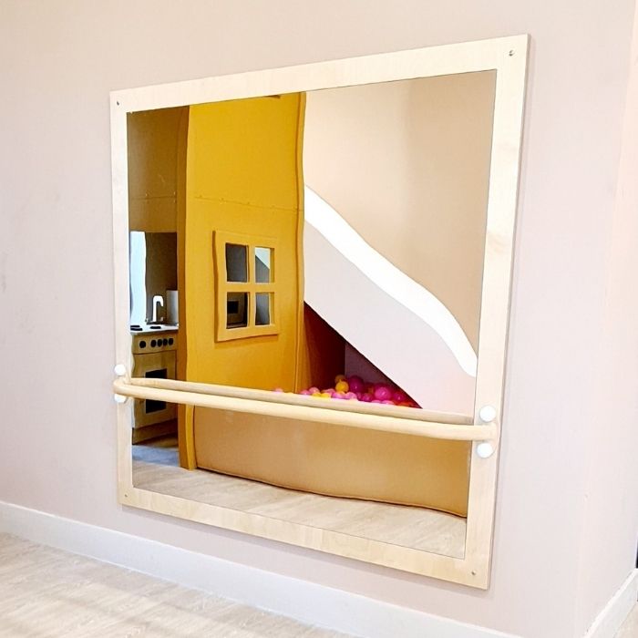Toddler Pull Up Bar with Mirror