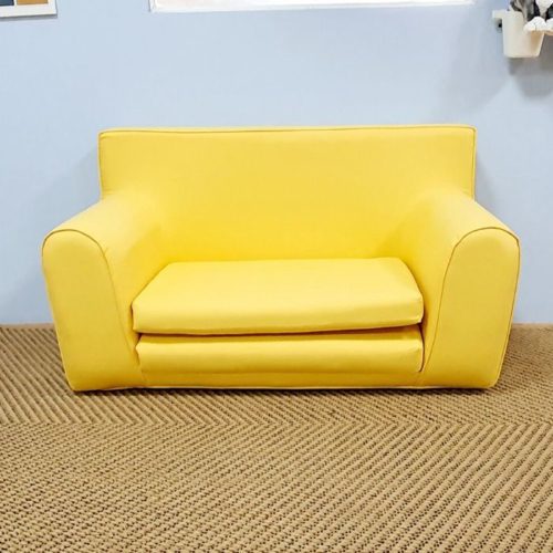 Childrens Sofabed in Yellow