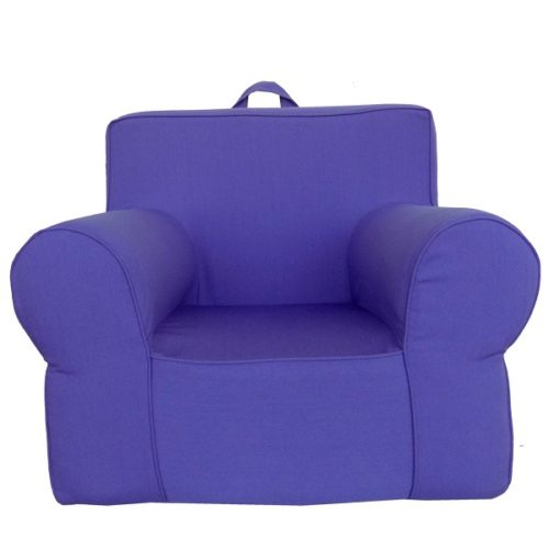 FSF43 - Moon Childrens Kids Chair Iris Purple Faux Leather