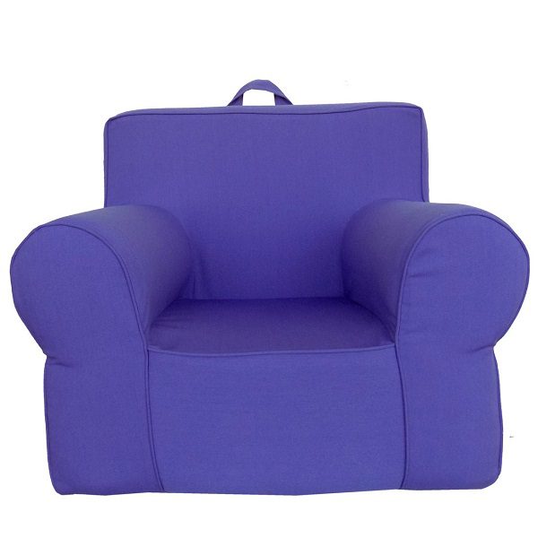 FSF43 - Moon Childrens Kids Chair Iris Purple Faux Leather