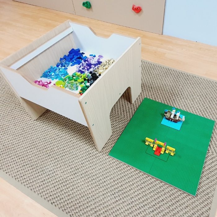 Small Building Blocks Table and Storage