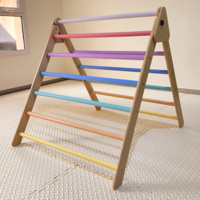 Multi - Color Foldable Pikler Triangle